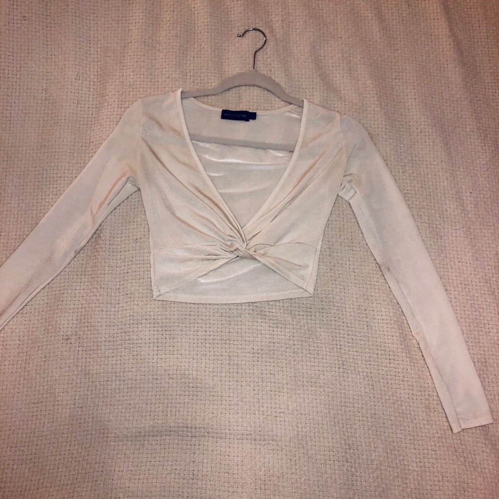 Pretty Little Thing crop long sleeve